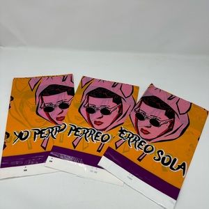 Bad Bunny Party Plastic Table Cloth 3pcs